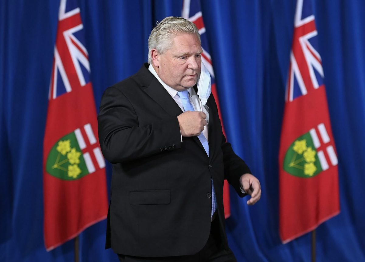 'This head's like limestone': Ontario Premier Doug Ford unhurt after